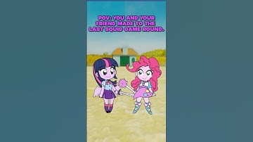 MLP: Twilight Versus Pinkie Squid Game #2danimation #shorts #mlp