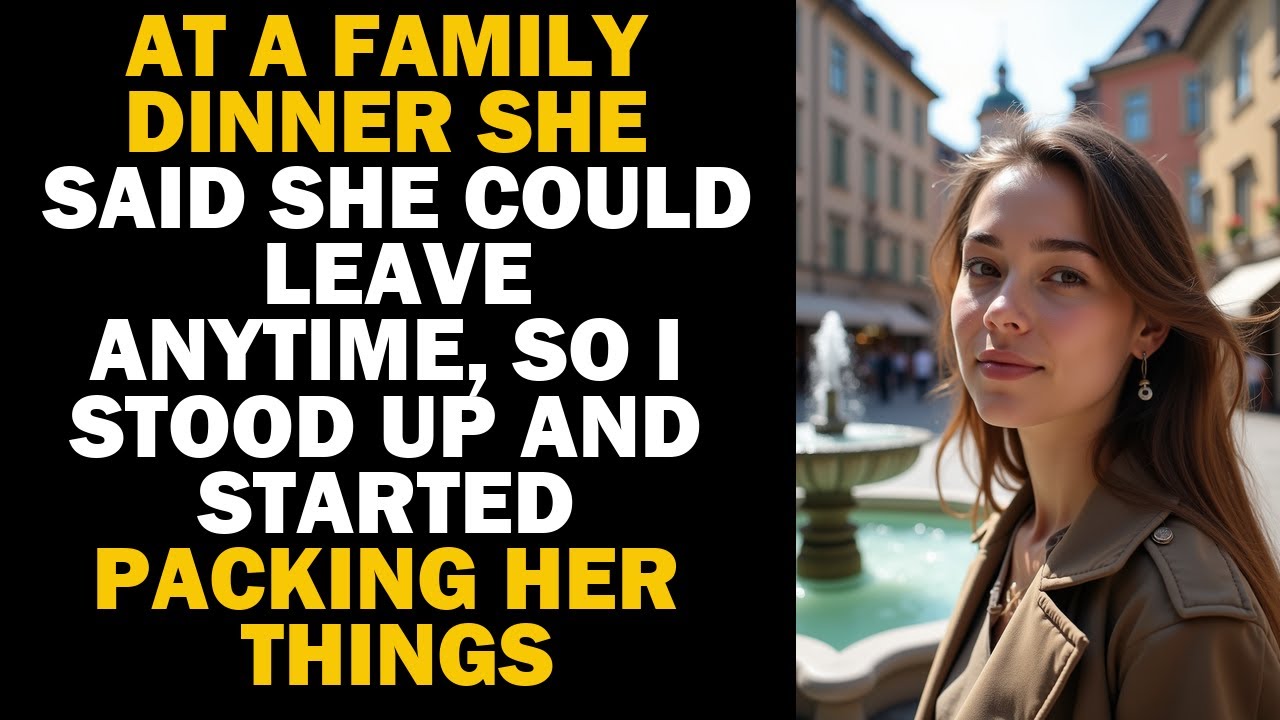 She Told Everyone She Could Leave Me Anytime — So I Got Up and Helped Her Start That Night