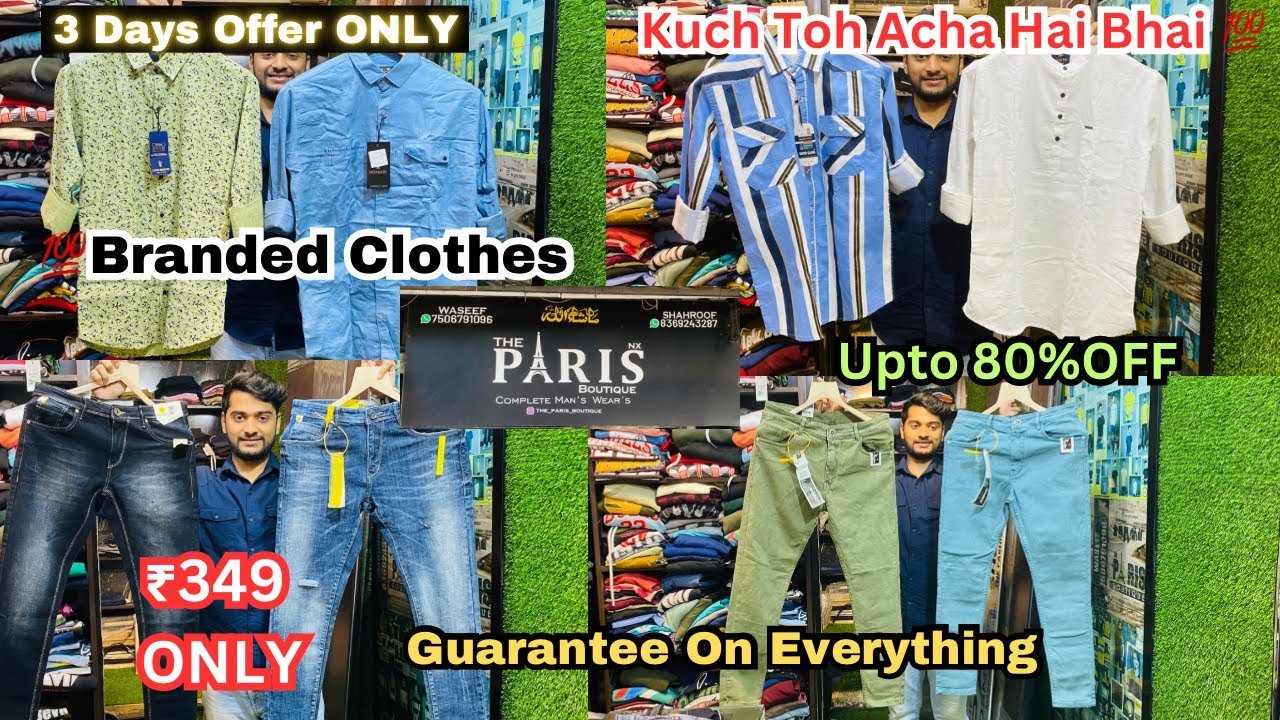 Branded Clothes 💯 ₹349 ONLY 😱 Shirts ,Ultimoda Jeans ,Upto 80OFF