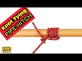 how to tie a rope to a pole