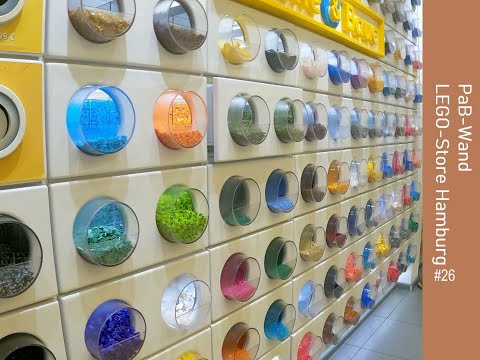 Steine und Teile aus der Wand vom Hamburger Lego Store (#27) vom 21.07.2022