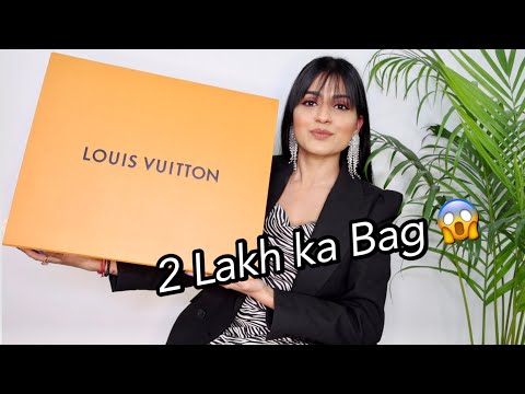 MY FIRST LOUIS VUITTON BAG 🥲, Bag Worth ₹2 Lacs 😱