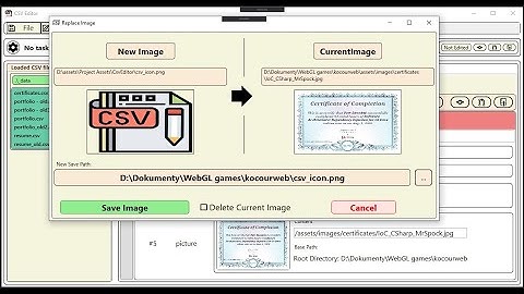 CSV Editor - WPF project