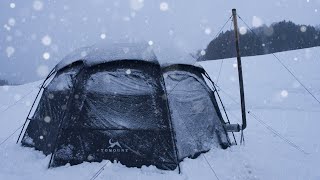 Backcountry Solo Camping in the Snow