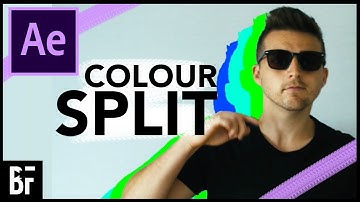 Colour Split Effect - After Effects