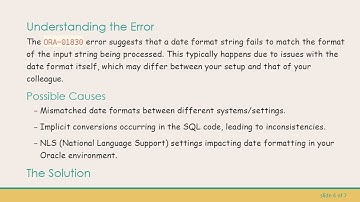 Understanding and Resolving Date Filter Errors in SQL Queries