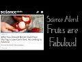 Science alert  fruits are fabulous