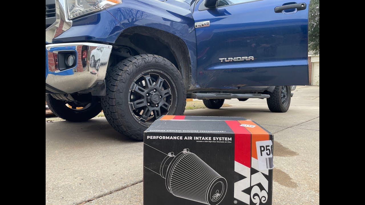 TU1371 K&N Series 63 Toyota Tundra Cold Air Intake Install YouTube