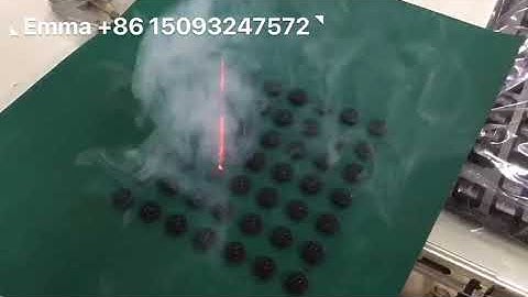 CO2 laser marking machine for  plastic buttons