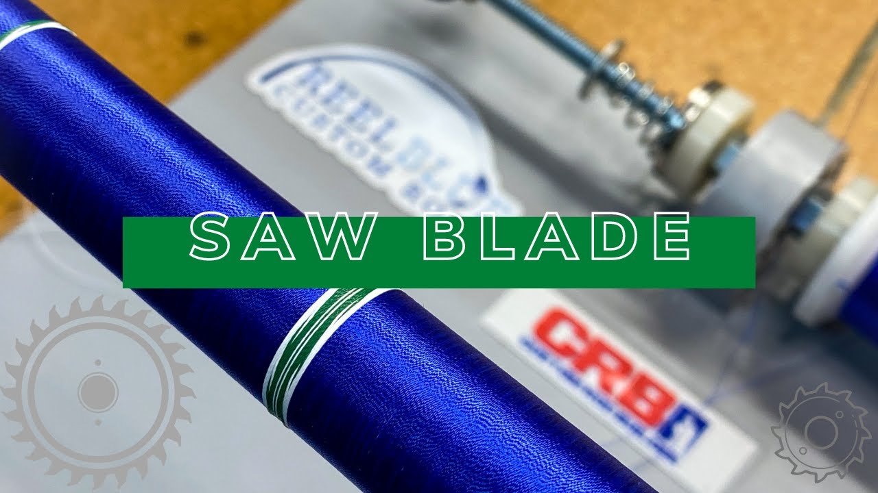 Saw Blade Thread Wrap (JTOB) - Multi Color: Custom Rod Building 