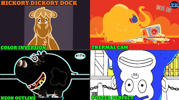 HICKORY DICKORY DOCK || ANIMALS PARTY MUSIC || CAMEL, ELEPHANT, HIPPO, GORILLA || 4 AMAZING EFFECTS