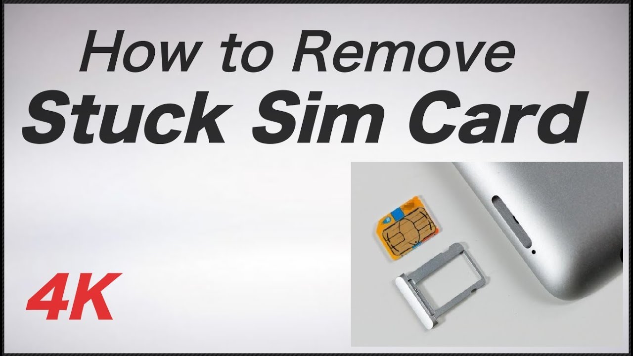 How To Remove Stuck Sim Card From Samsung S6 S7 S8 Youtube