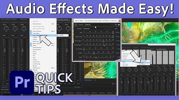 Best Premiere Pro Effects | Audio Quick Tips with Vinnie Hobbs | Adobe Video
