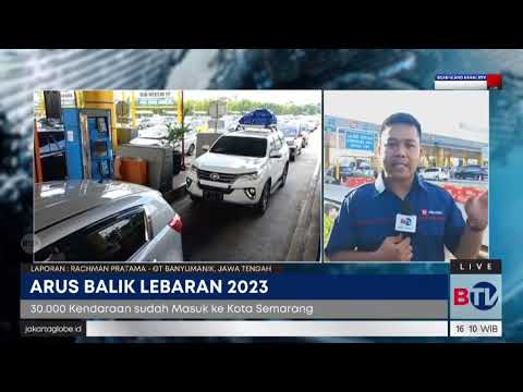 Arus Balik Lebaran 2023: Situasi di GT Cikatama dan GT Banyumanik