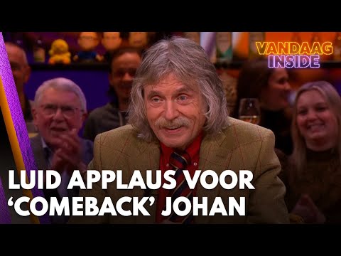 Luid applaus in Vandaag Inside-studio voor 'comeback' Johan | VANDAAG INSIDE