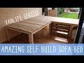 HOW TO BUILD A SOFA BED! Van Conversion Series - VANLIFE 🚐