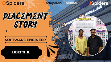 Success story of OUR STUDENTS as a software Engineer  Qspiders vadapalani Chennai.