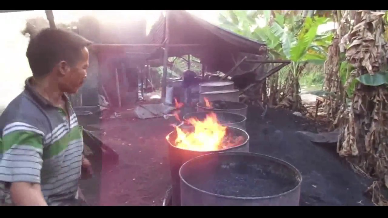 proses pembuatan arang batok kelapa jakarta Timur YouTube