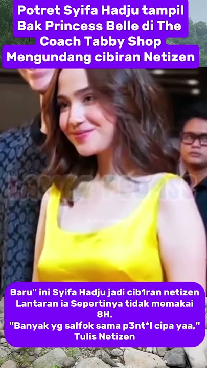 Penampilan Syifa Hadju Tuai Kontroversi, Netizen Soroti Soal Bra! #syifahadju #elrumi #viralvideo