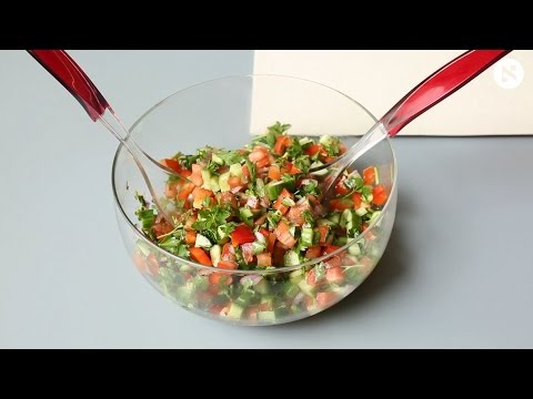 Video: Jerusalem Salad, Recipe With Photo