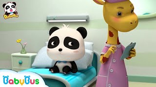 Nursery Rhymes | Baby Panda didn't Want to Go to School | Doctor Cartoon | Panda Cartoon | Kids Car