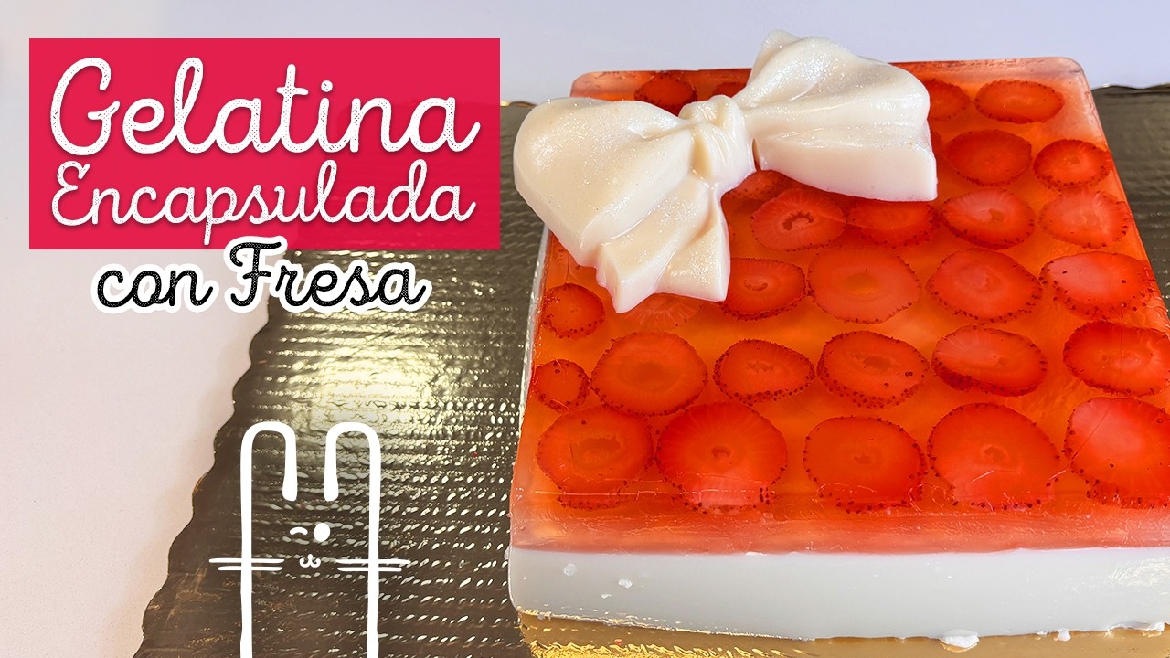 GELATINA ENCAPSULADA CRISTALINA DE FRESA