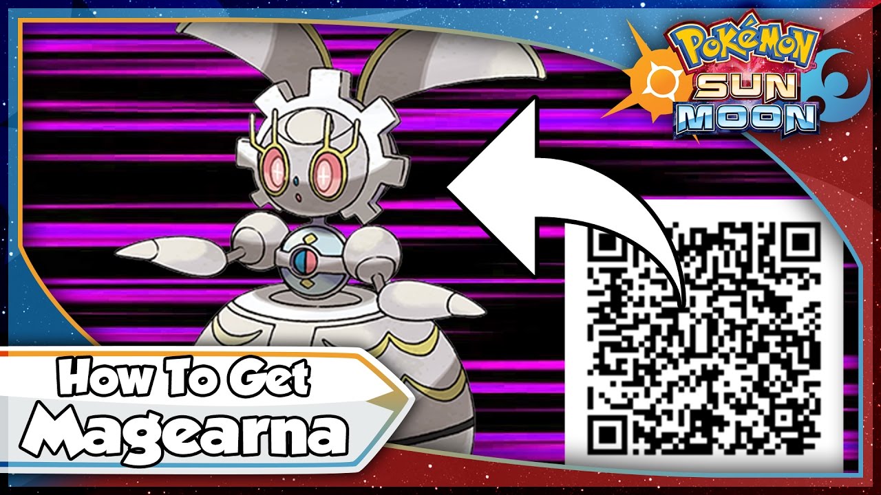 Pokemon Sun And Moon How To Get Magearna With Qr Code Sm Tips Tricks Youtube