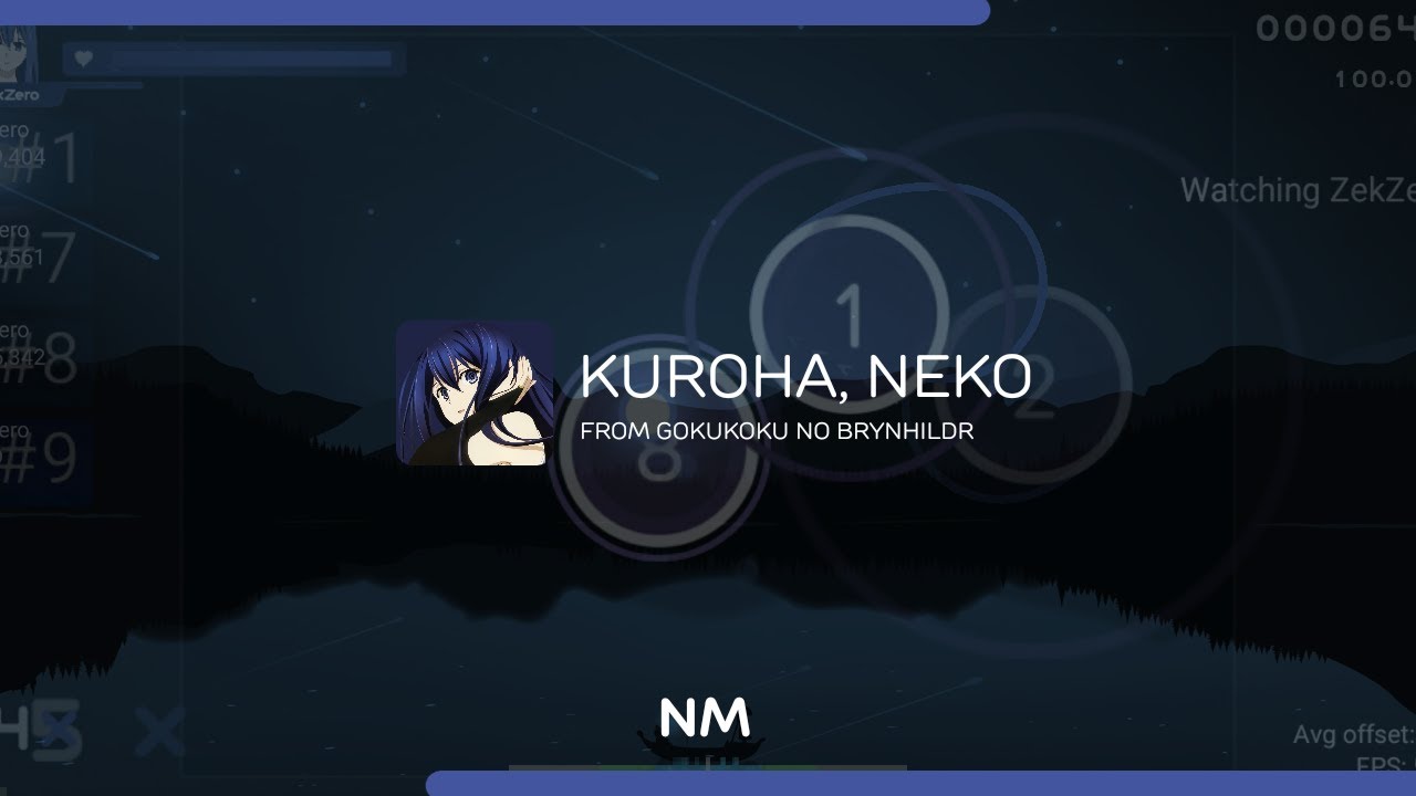 Osu!Droid Skin Showcase || Kuroha Neko by ZekZero - YouTube