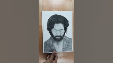 Drawing Pushpa 🔥|| Allu Arjun || Shrivalli || #alluarjun#pushpa#shrivalli