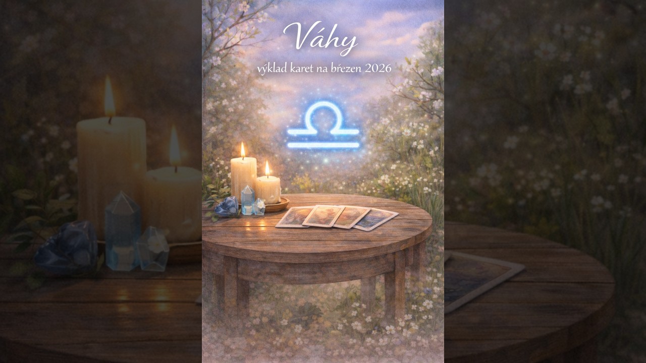 ✨ Březen 2026 – měsíční výklad karet pro znamení VÁHY ♎ (práce • vztahy • energie měsíce)