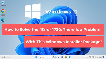 How to Solve the "Error 1720: There Is a Problem With This Windows Installer Package"