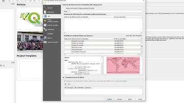 [QGIS] Cómo definir las coordenadas del proyecto