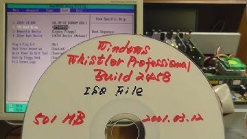 With bugs the Windows Whistler Professional [5.1, Build 2458]