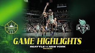 Seattle Storm Highlights vs. New York Liberty | August 3, 2026