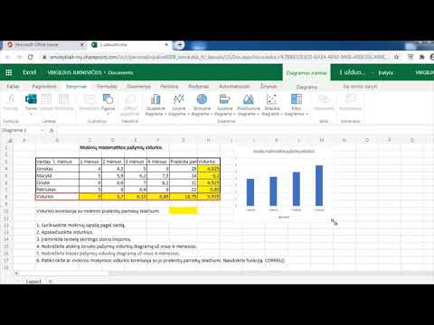 Pirma Excel užduotis