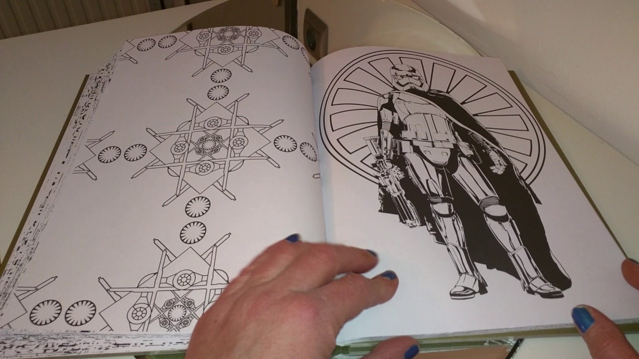 Livre de Coloriage anti stress adulte Star Wars le réveil de la force