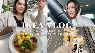 IKEA VLOG | NÁKUP, CVIČENÍ, KOLIK JSEM ZHUBLA, TERAPIE, MAKEUP TUTORIAL & CZECH VIRUS HAUL