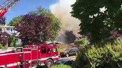 Explosion and fire at North Portland home