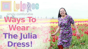 LuLaRoe Julia Dress | Ways to Wear | Shop & Buy #LuLaRoe From LULAHEROES.COM | Barnetty Kushner