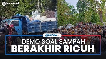 Aliansi Masyarakat Wonomulyo Demo Soal Polemik Sampah di Kantor Bupati Berakhir Ricuh