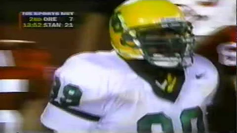 Oregon DT Desmond Byrd stuffs Stanford RB Anthony ...