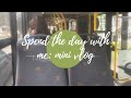 Spend the day with me|| classes| Online Grocery shopping| MINI VLOG...