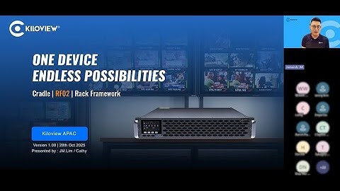 Discover RF02: The All-in-One IP Media Center | Kiloview Official Webinar