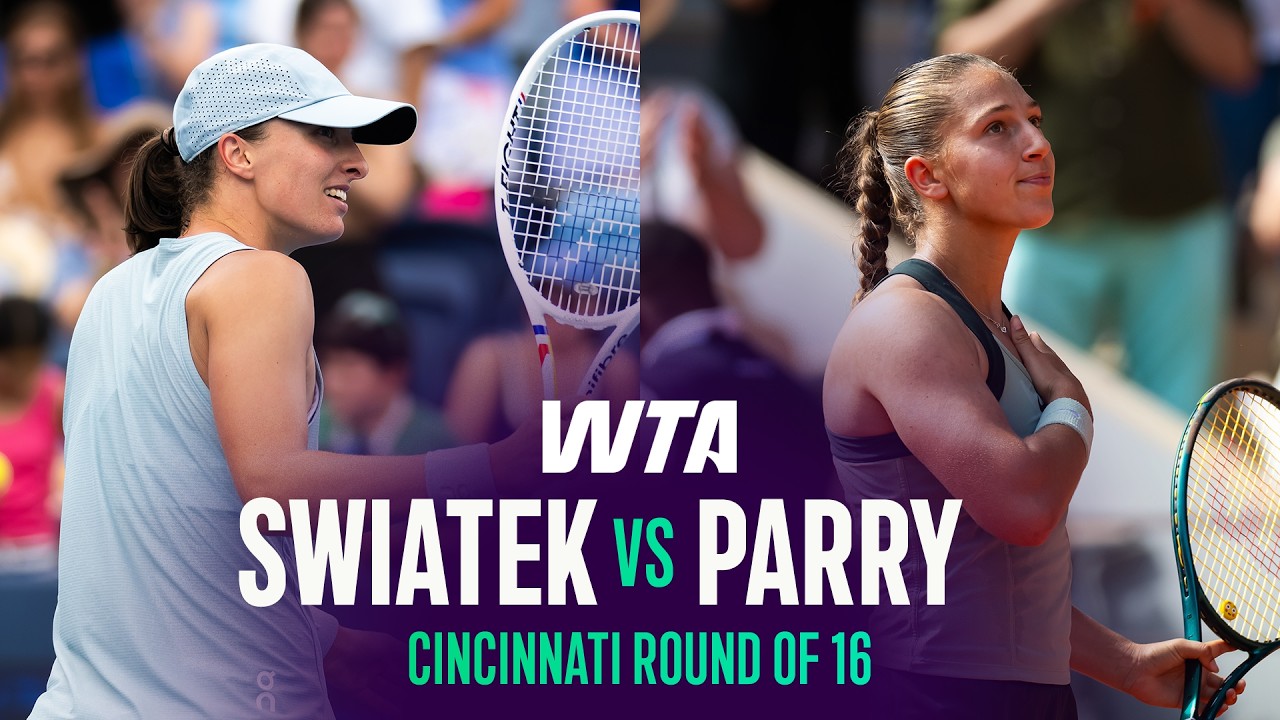 Iga Swiatek vs. Diane Parry | 2026 Cincinnati Round of 16 | WTA Match Highlights