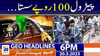 Geo News Headlines 6 PM | 𝐁𝐢𝐠 𝐫𝐞𝐥𝐢𝐞𝐟 𝐢𝐧 𝐏𝐞𝐭𝐫𝐨𝐥 𝐩𝐫𝐢𝐜𝐞𝐬! | 20 March 2023 screenshot 3