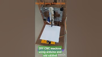 DIY CNC machine using Arduino Uno and old dvd