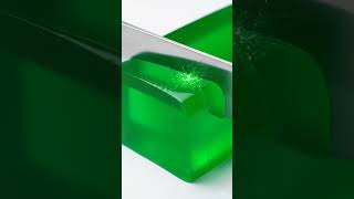 Satisfying Green Jelly Cut 💚✨