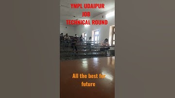 YMPL udaipur job technical round at Vidya bhawan polytechnic college udaipur #shorts #short