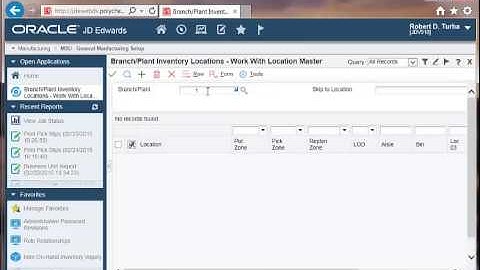 How to add Warehouse Locations in JDE