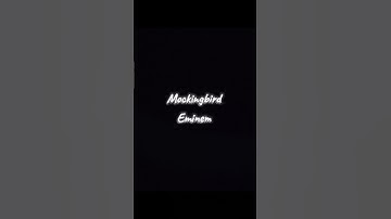 Mockingbird - Eminem Lyrics